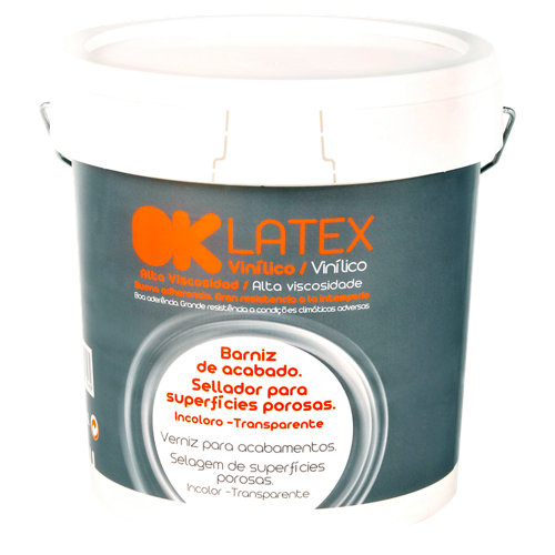 Imprimación al latex ok incoloro 4l de la marca CPP en acabado de color Incoloro / transparente fabricado en Varios, ver descripción