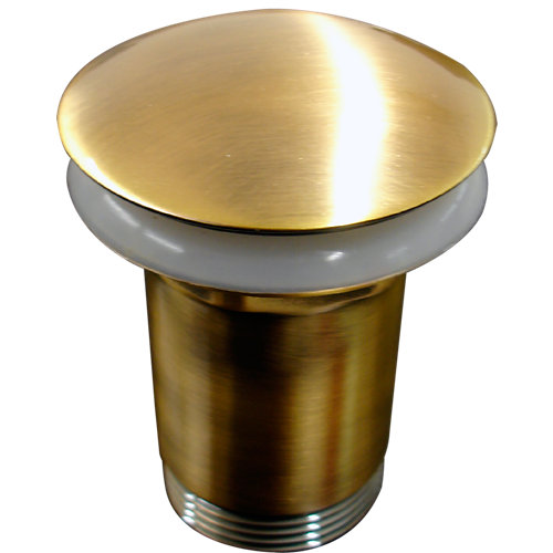 Válvula desagüe lavabo clic-clac bronce ø32mm