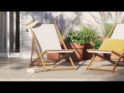 Hamaca de exterior de madera de acacia Regidor · LEROY MERLIN