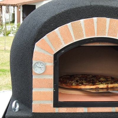 Horno exterior Gran Canaria de barro refrectario para 12 personas de 120 cm  ø · LEROY MERLIN