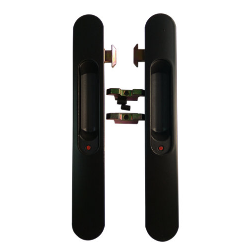 Cierre de ventana corredera para embutir negro