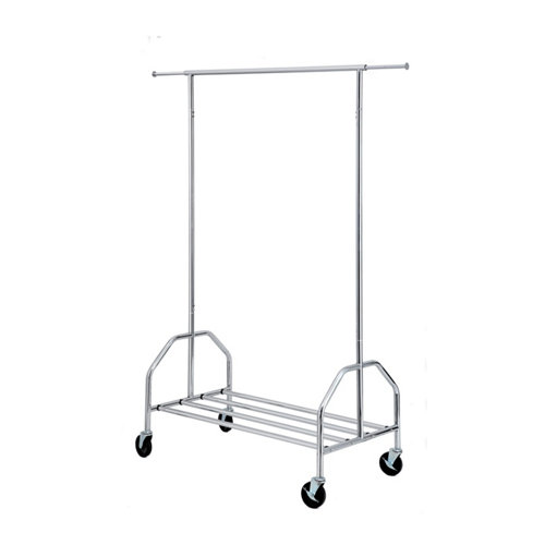Perfil aluminio artens 83 cm gris mod055 23 Perchero portátil extensible spaceo con ruedas y 1 estante 183x108 -173x53.5cm