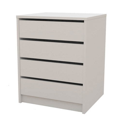 Puerta de interior corredera noruega roble de 62.5 cm 25 Cajonera 4 cajones serie abierta blanco 61.4x50x44cm (altoxanchoxfondo cm)