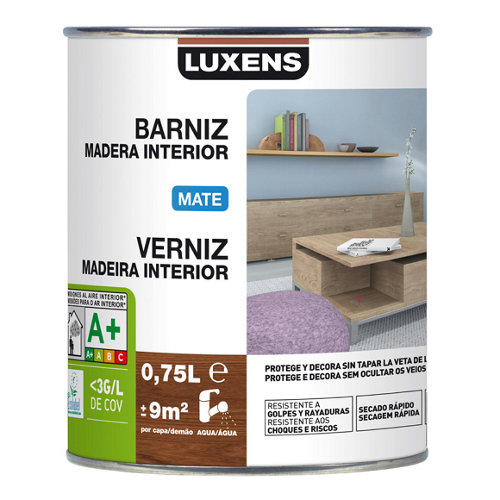 Pintura paredes y techos salud activa ocre suave mate 4l 20 Barniz de interior luxens mate incoloro 0 75l