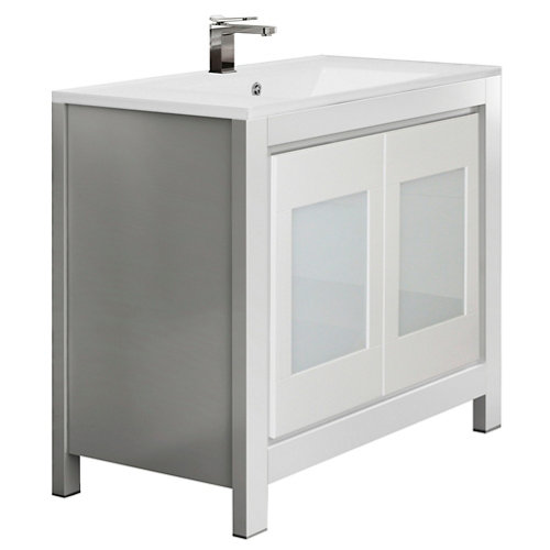 Mueble baño versalles blanco 80 x 45 cm