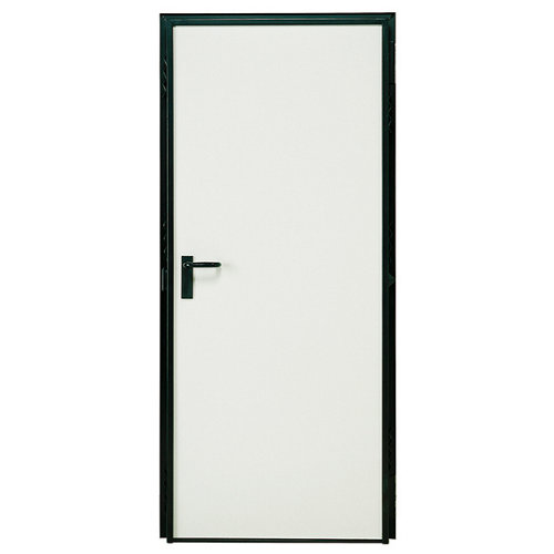 Conjunto de puerta lucerna 72,5 izquierda + tapeta 28 Puerta cortafuegos cortafuegos prelacada blanco rf60 80,5 x 207 cm derecha.