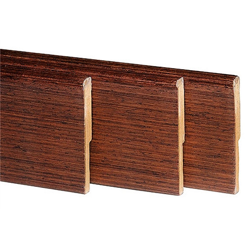 Pack de 3 molduras mdf wengué 30 x 10 mm