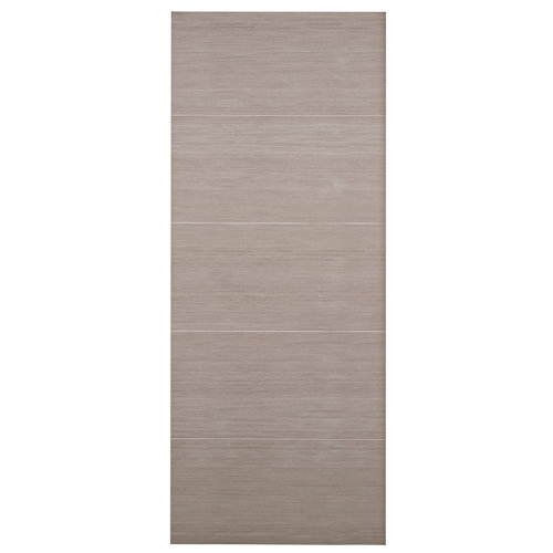Kit barra de ropero y soportes 78 cm 25 Puerta de interior corredera viena gris de 82.5 cm