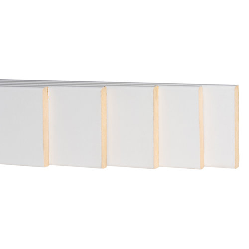 Perfil aluminio artens 83 cm blanco mod100 27 Kit de 5 jamba de mdf mallorca blanco 70 x 10 mm