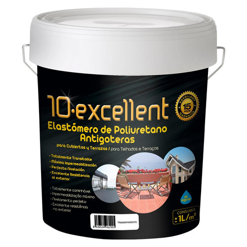 Pintura bruguer bienestar 4l verde mint 21 Poliuretano antigoteras 10 excellent transparente 15l