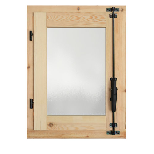 Toldo sitges brazo estor manual color blanco con tela café de 3x2.5m 28 Ventana de madera practicable de 60x80 cm