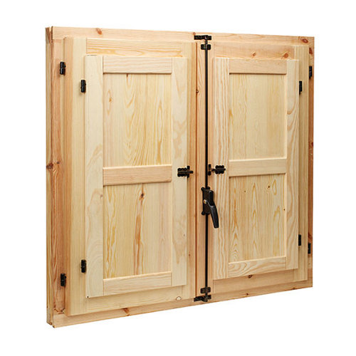 Puerta corredera cristal berlín uñero y condena 72,5x203 cm 25 Ventanal de madera practicable de 80x100cm