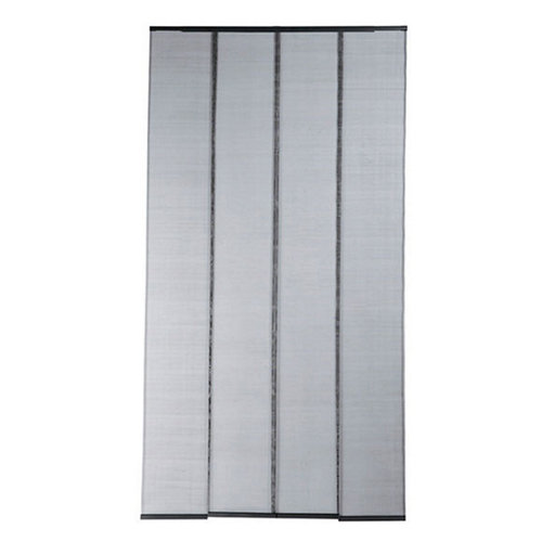 Estantería spaceo kub 3 cubos gris 104.8x36x31.7cm 27 Mosquitera puerta cortina extensible color negro de 105-130x220 (ancho x alto)