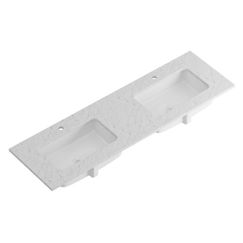 Mueble baño natur blanco 154 cm