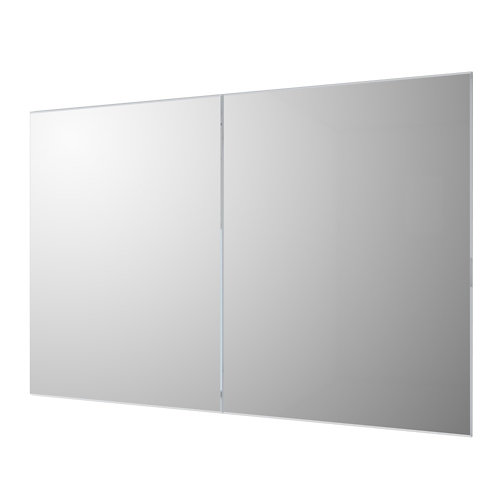 Espejo de baño madrid gris / plata 120 x 80 cm