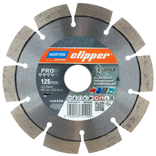 Disco diamante norton de llanta segmentada