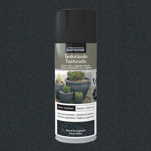 Spray pintura rust-oleum efecto textura hierro viejo 0 4l