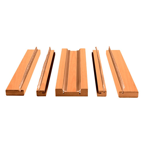 Kit de moldura para casoneto 105 de mdf haya para puerta corredera