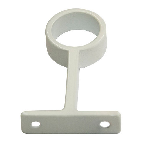 Puerta de interior corredera noruega roble de 82.5 cm 25 Soporte y remate para barra de armario central spaceo de zamak blanco