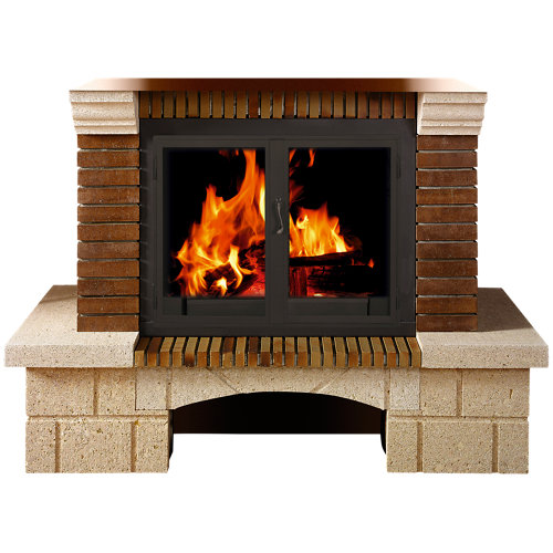 Revestimiento de chimenea veleta 80 ladrillo