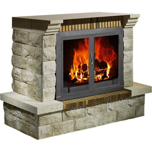 Revestimiento de chimenea pirineos 80 piedra