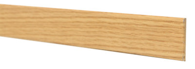 Bizcocho de MDF melamina roble 38/x5 mm x 2,43 m (ancho x grueso x largo)