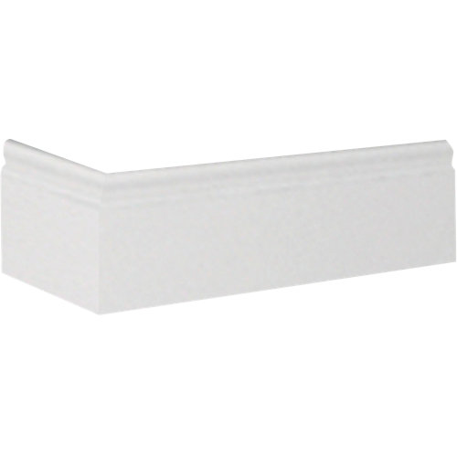 Frente para cajon exterior de módulo de armario spaceo home gris 60x40x1.8cm 28 Zócalo liso poliestireno blanco flex 8x200x1,2 cm