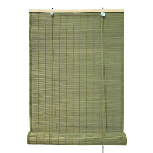 Estor enrollable de bambú verde inspire de 150x230cm