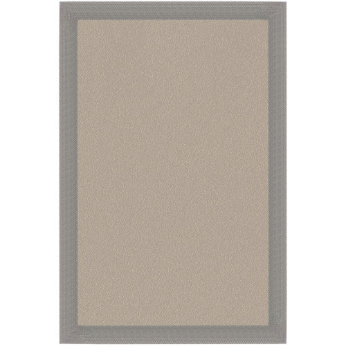 Alfombra teplón crema/ceniza pvc 120 x 120cm