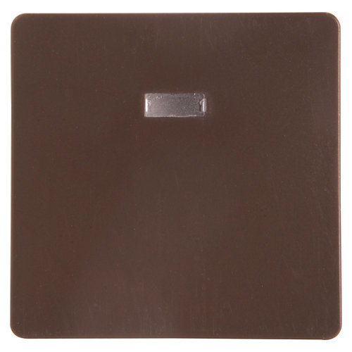 Tecla de interruptor con luz lexman color marrón chocolate