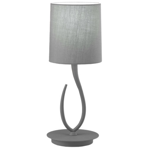 Lámpara de mesa mantra gris