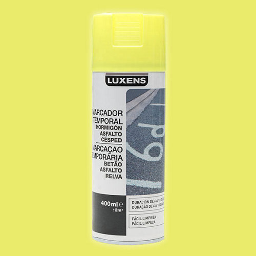 Spray marcador de obra amarillo luxens de 0 4l