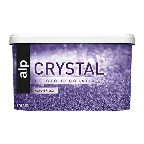 Pintura decorativa alp efecto crystal púrpura 1,5l