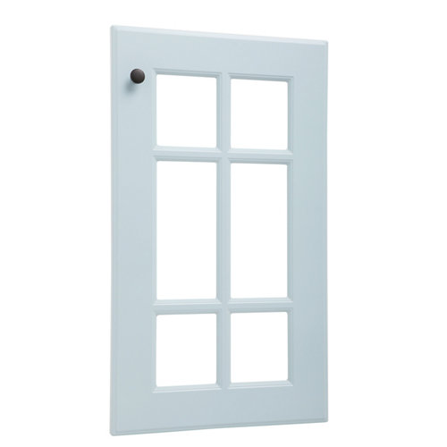 Puerta de vitrina delinia gales azur 40x70x1,9 cm