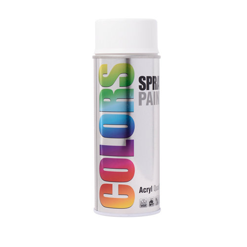 Spray pintura colors blanco brillo 0,4l