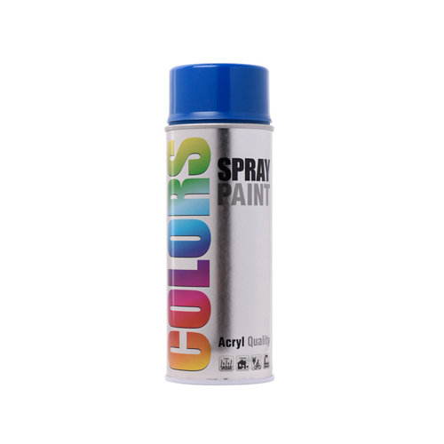 Spray pintura colors azul genciana brillo 0,4l