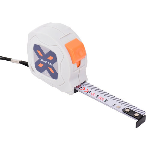 Flexómetro enrollable dexter de 5 a 8 m