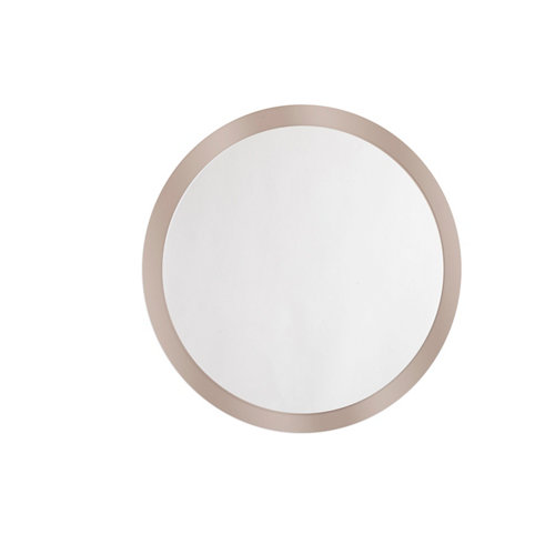 Espejo de baño sphere marrón 80 x 80 cm