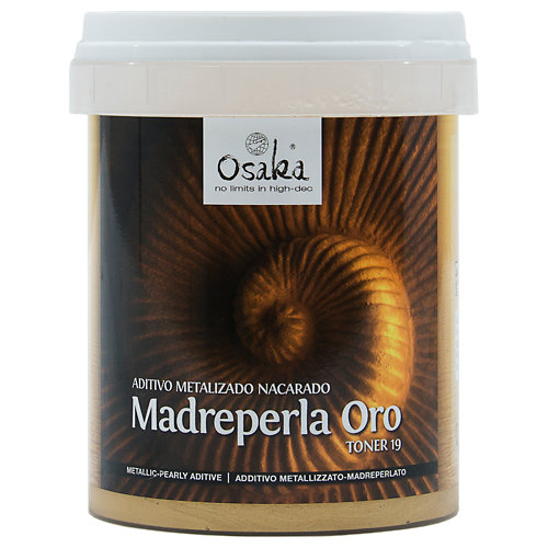 Pintura decorativa osaka madreperla oro 0,5l