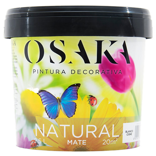 Pintura interior salud activa gris acero mate 4l de la marca OSAKA en acabado de color Blanco fabricado en Varios, ver descripción