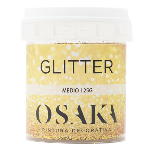 Colorante en polvo osaka glitter oro125 gr de la marca OSAKA en acabado de color Amarillo / dorado fabricado en Varios, ver descripción