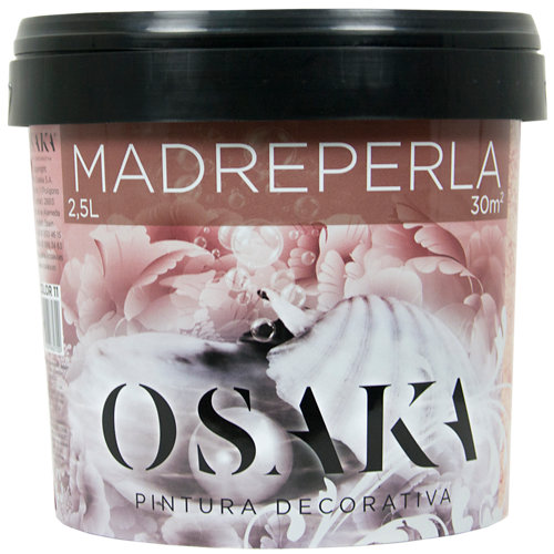 Pintura decorativa osaka madreperla rojo 2,5l