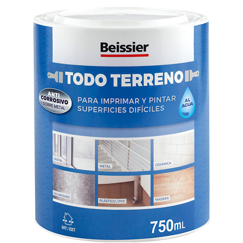 Imprimación todoterreno al agua beissier 750ml negro