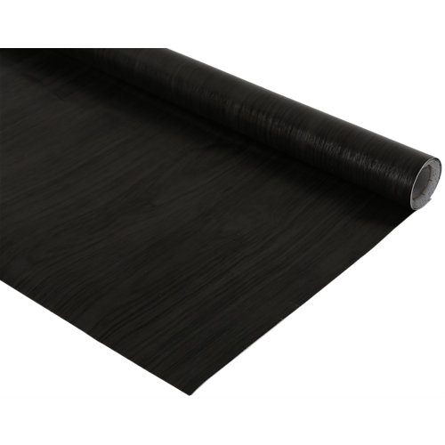 Rollo adhesivo wengué negro 45x200 cm
