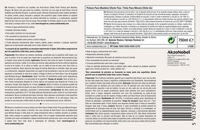 Pintura a la tiza CHALKY FINISH RUST-OLEUM 750 ml blanco · LEROY MERLIN