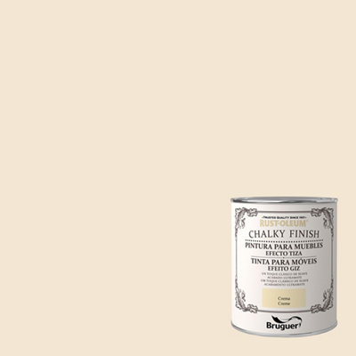 Pintura A La Tiza Chalky Finish Rust Oleum 750 Ml Crema Leroy Merlin