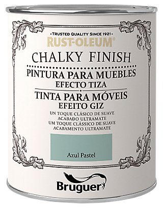 Pintura a la tiza CHALKY FINISH RUST-OLEUM 750 ml azul pastel · LEROY MERLIN