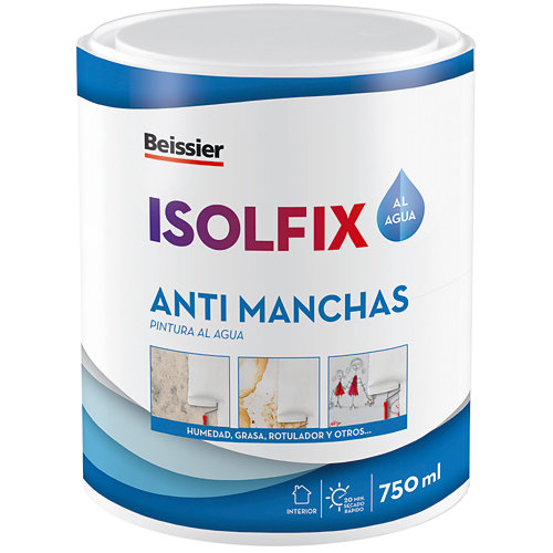 Pintura aislante isolfix al agua beissier 750ml blanco