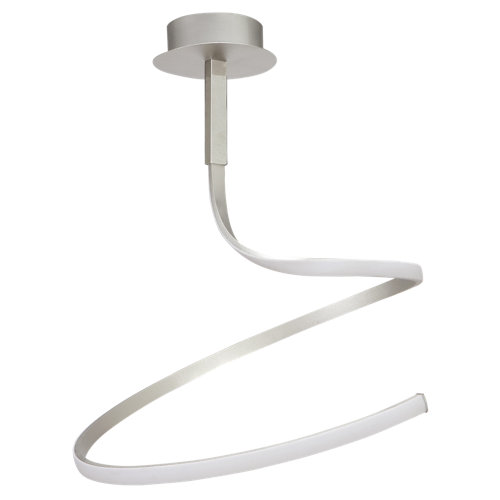 Lámpara de techo led nur blanca 1 luz