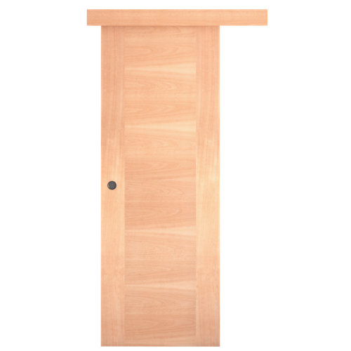 Puerta de interior corredera viena gris de 62.5 cm 25 Puerta de interior corredera niza haya de 72.5 cm